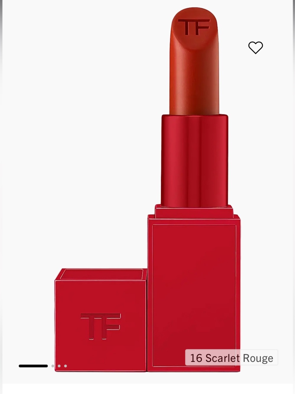 Tom Ford Love Collection Lip Color Matte Lipstick - Scarlet Rouge NIB
